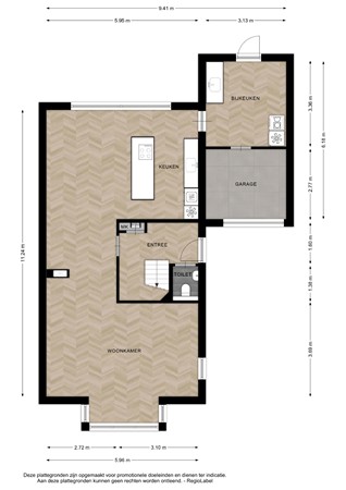 Floorplan - Veldwachter 4, 8124 AZ Wesepe
